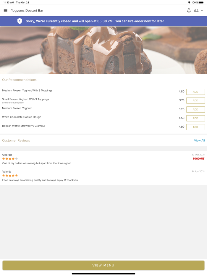 Yogyums Desserts And Pizza Bar