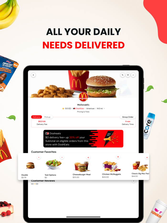 Dosh Eats - Food Delivery