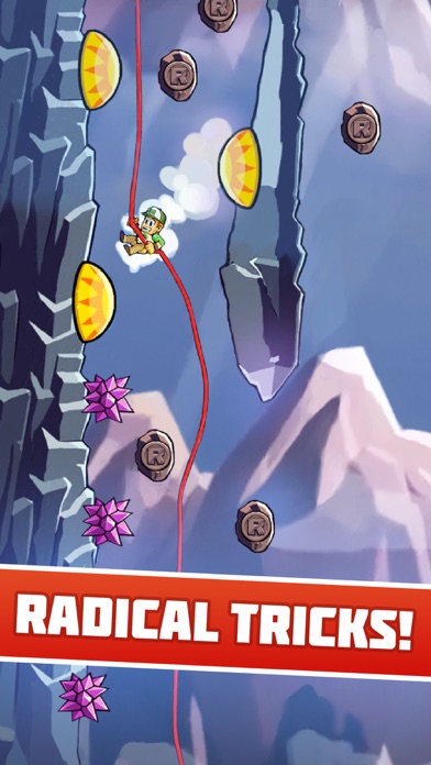 Radical Rappelling Screenshot 2