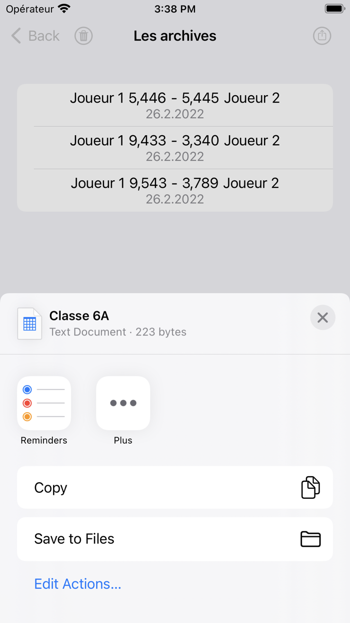 MultiScore Parlant EPS