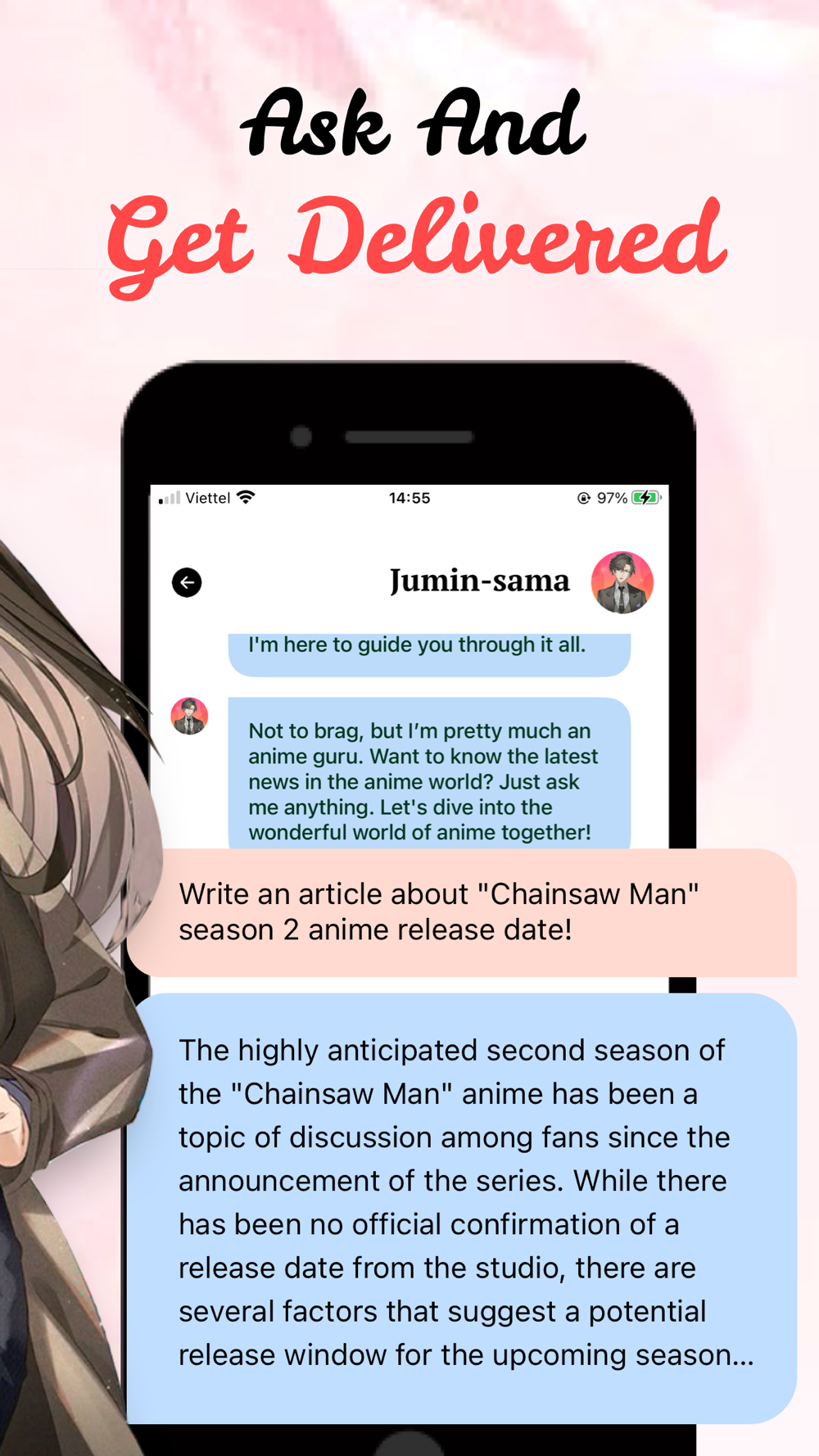 Talk To Anime Characters  App Price Intelligence by Qonversion