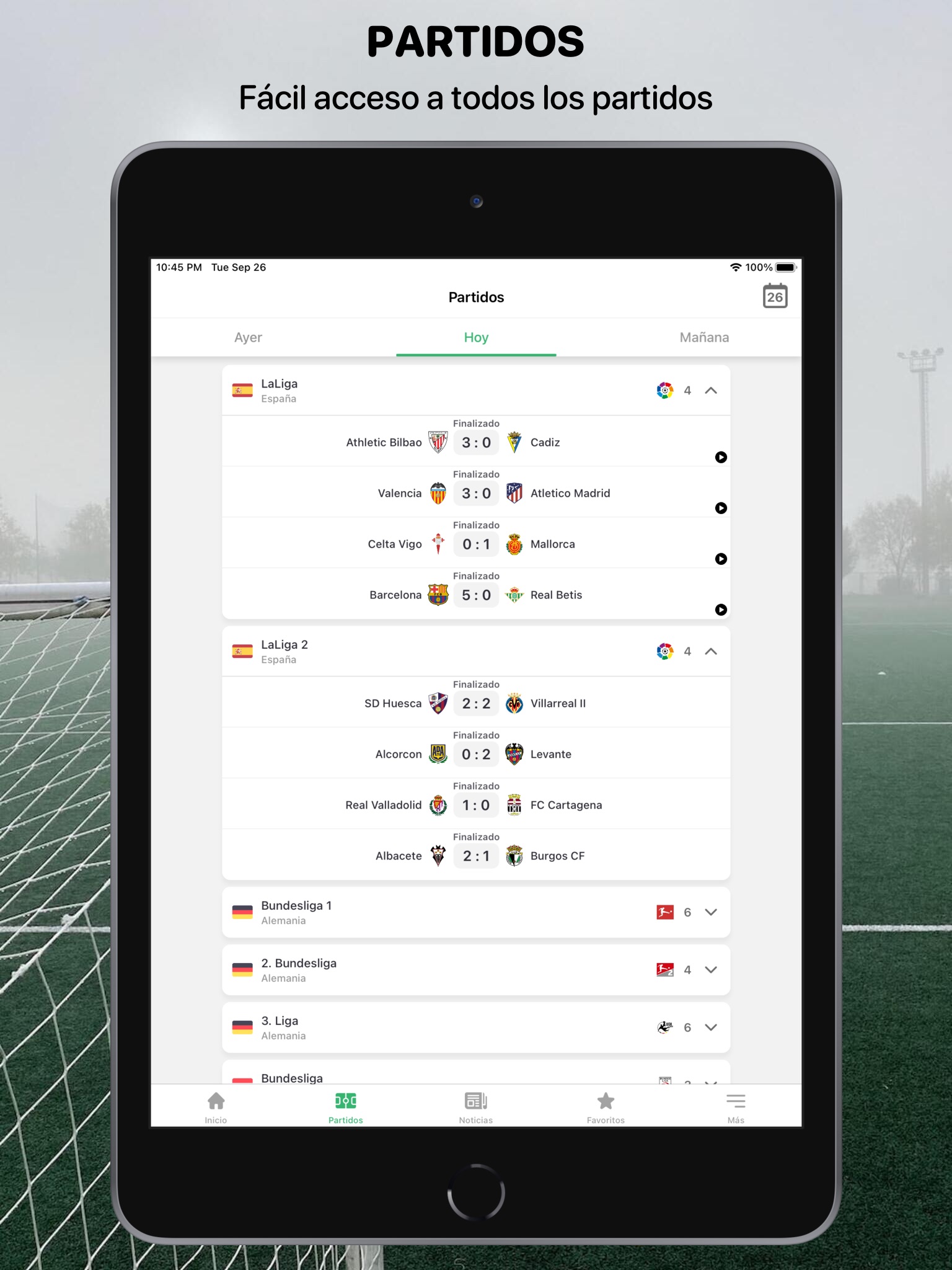 Golasso - Football Results screenshot 3
