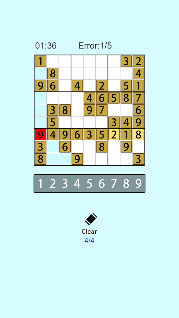 Classic Sudoku Puzzle Brain