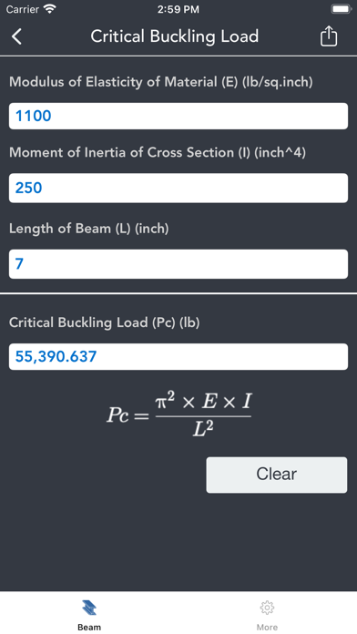 Beam Calculator lite screenshot 4