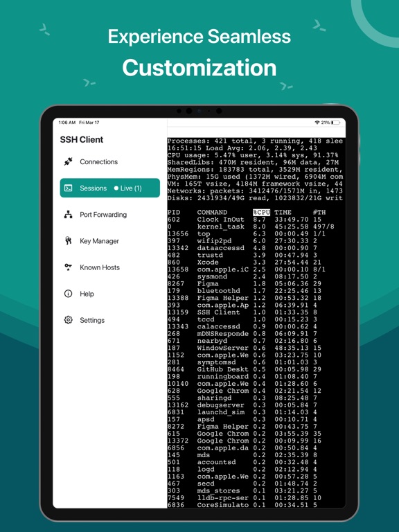 SSH Client - Terminal, Telnet screenshot 3