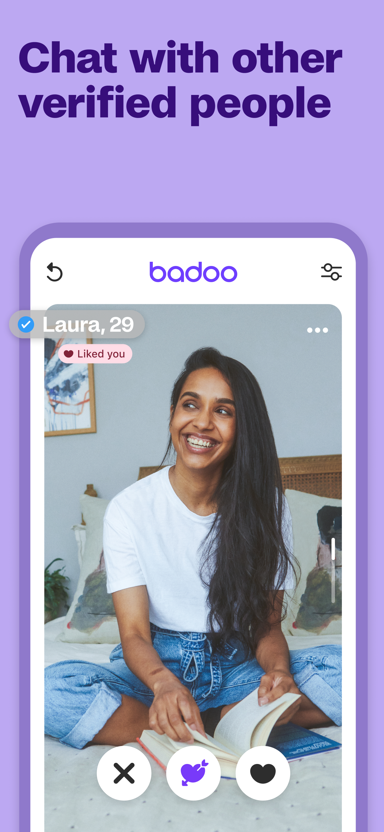 Badoo person wants chat 3 Ways