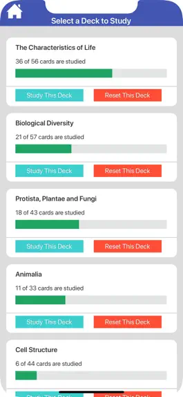 Game screenshot High School Biology Flashcards apk
