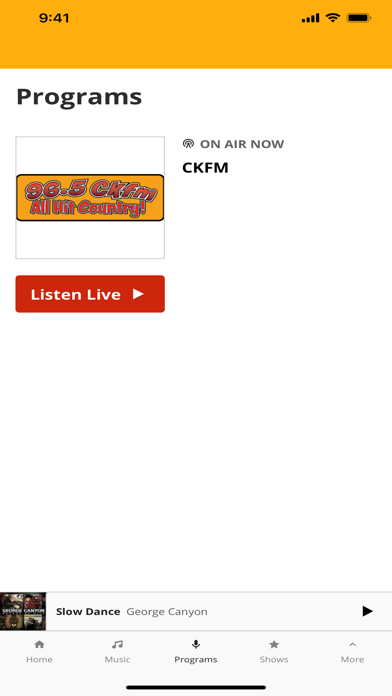 96.5 CKFM screenshot 4