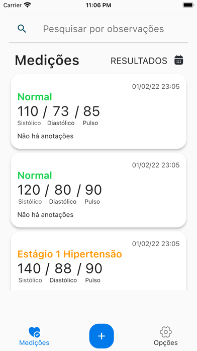 Pressão Arterial Diário screenshot 2