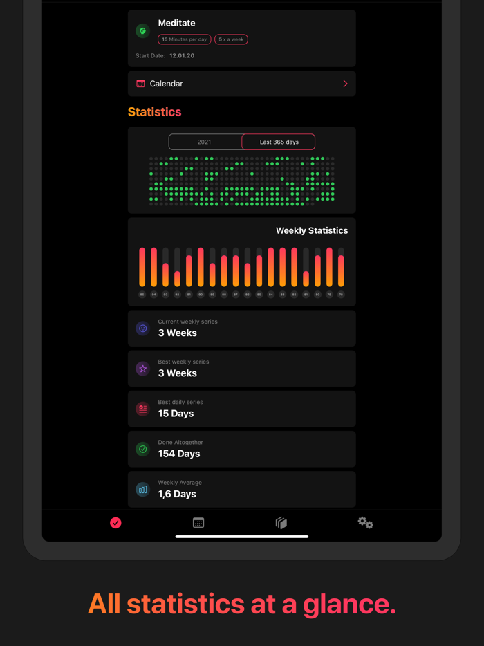 HabitBe - Weekly Habit Tracker