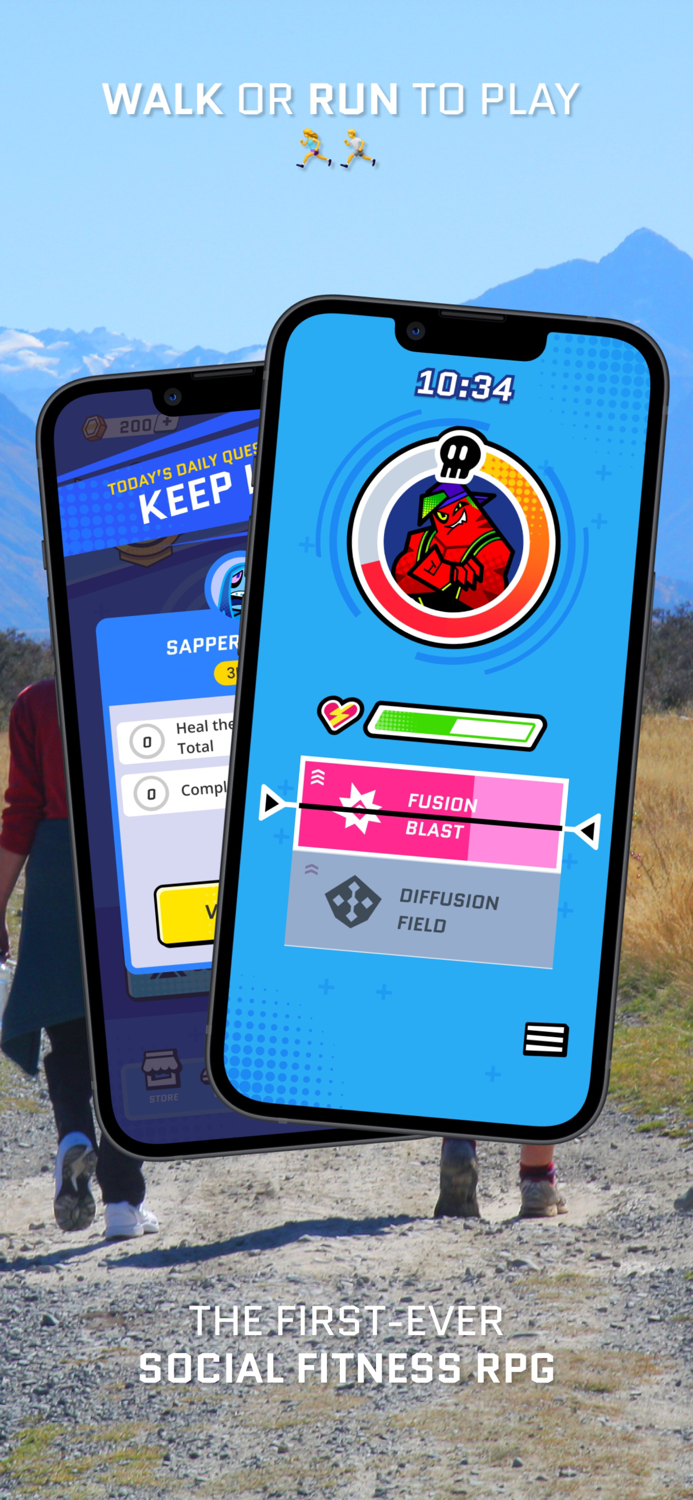 Run Legends Co-op Fitness RPG