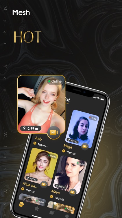 Mesh - Live Video Chat,Dating screenshot-2