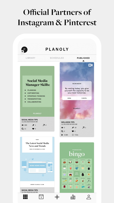 PLANOLY: Instagram Planner Screenshot