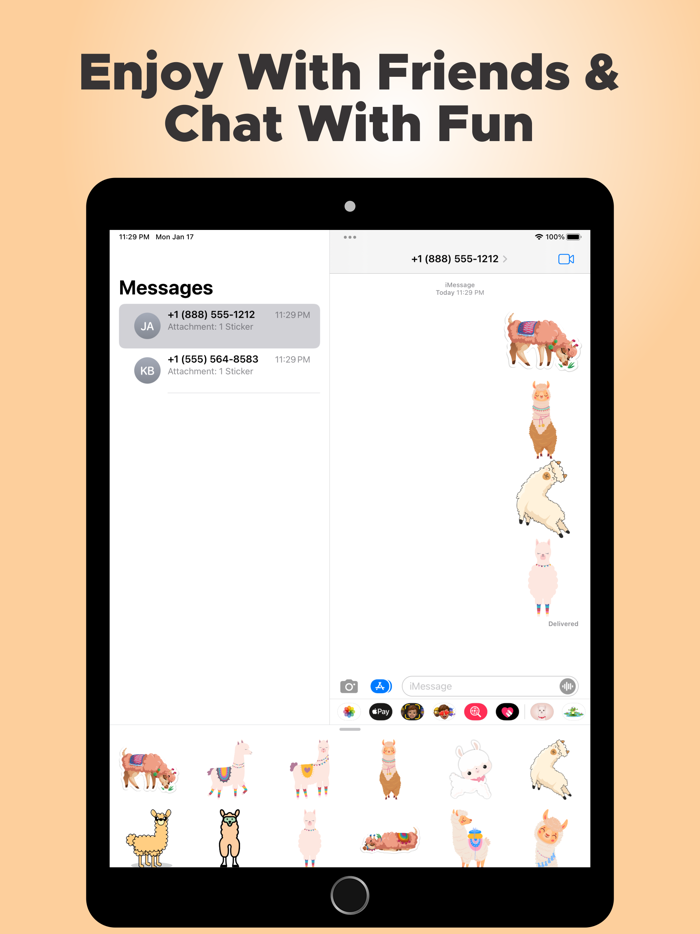 Cute Alpaca Emojis