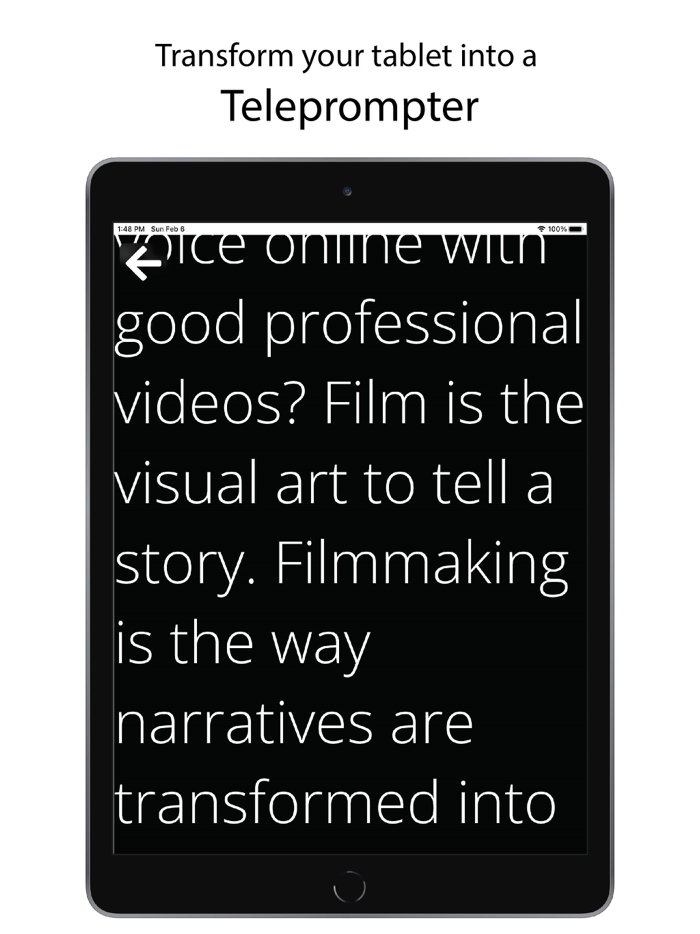 Teleprompter for Scripts