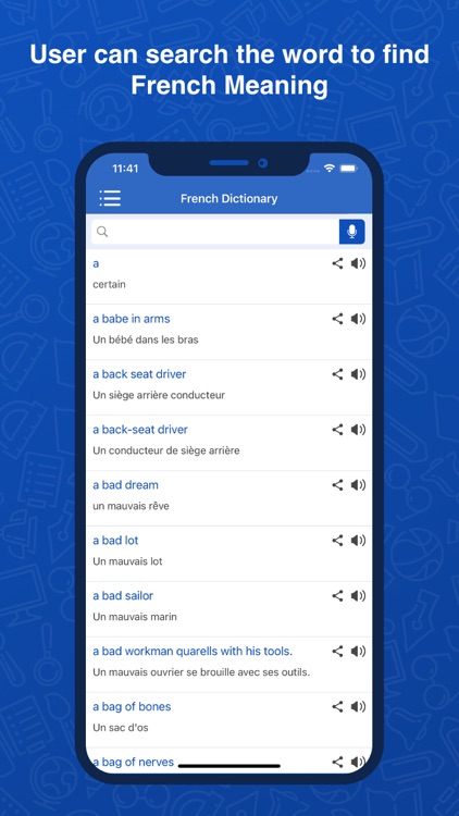 French Dictionary: Translator