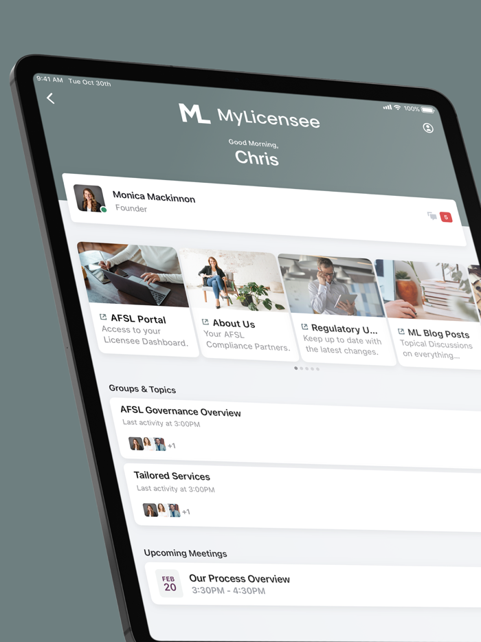 MyLicensee Compliance Hub