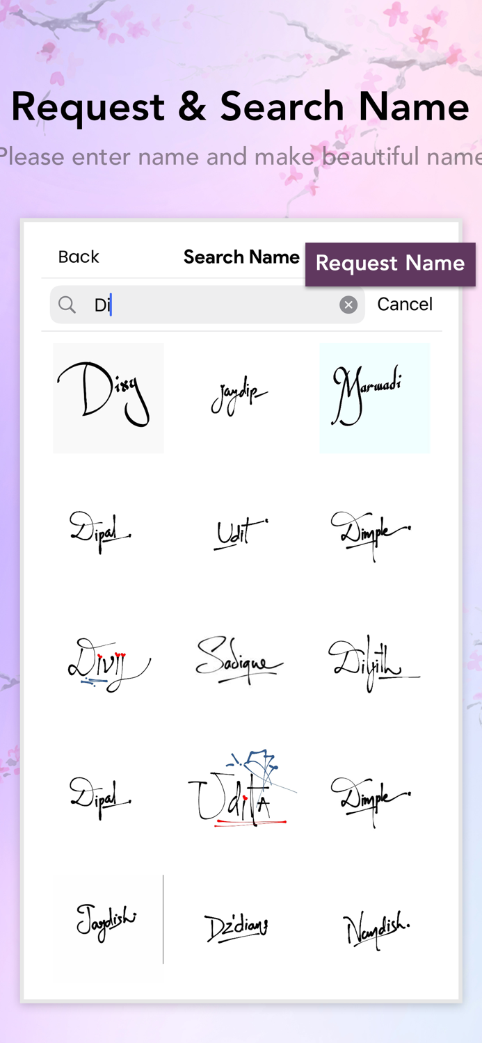 Calligraphy Name  Art Maker