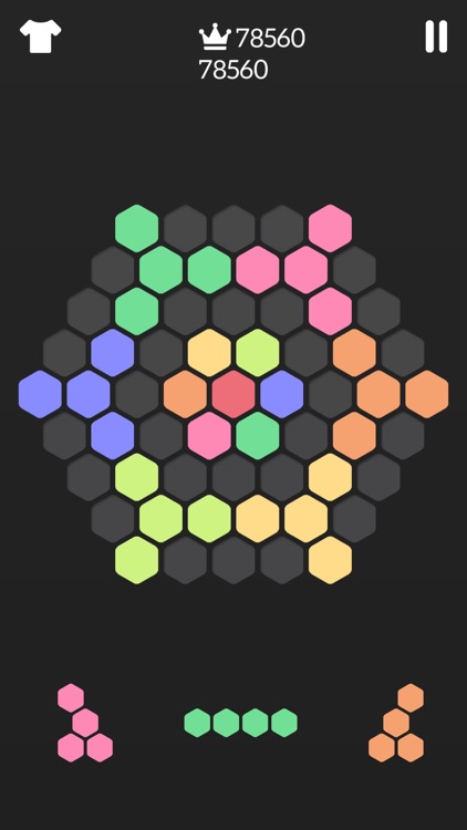 Hex Crush-Hexagon Puzzle Game screenshot-1