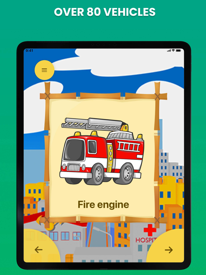 Learn Vehicle Sounds For Kids