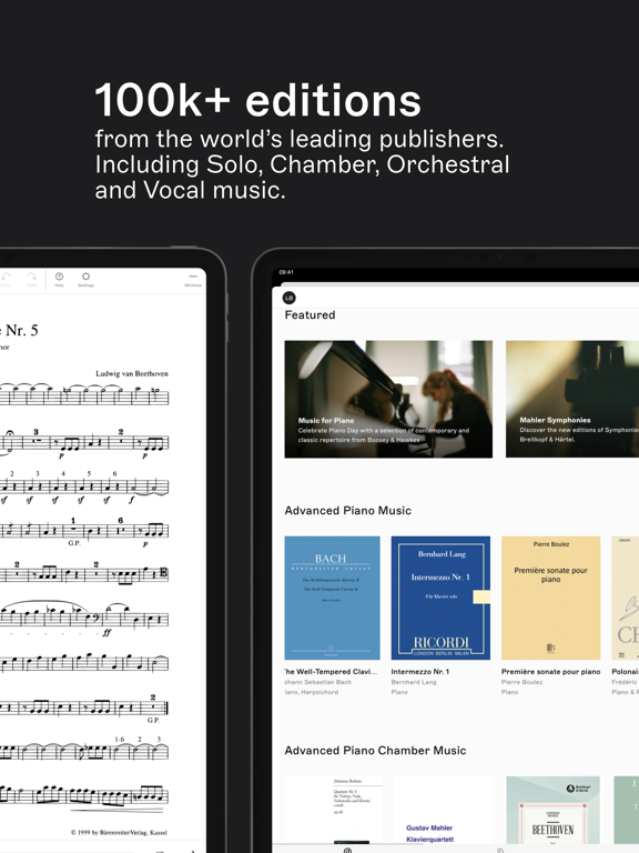 nkoda sheet music App voor iPhone, iPad en iPod touch AppWereld