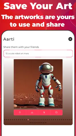 Game screenshot Aarti Your Personal AI Artist hack