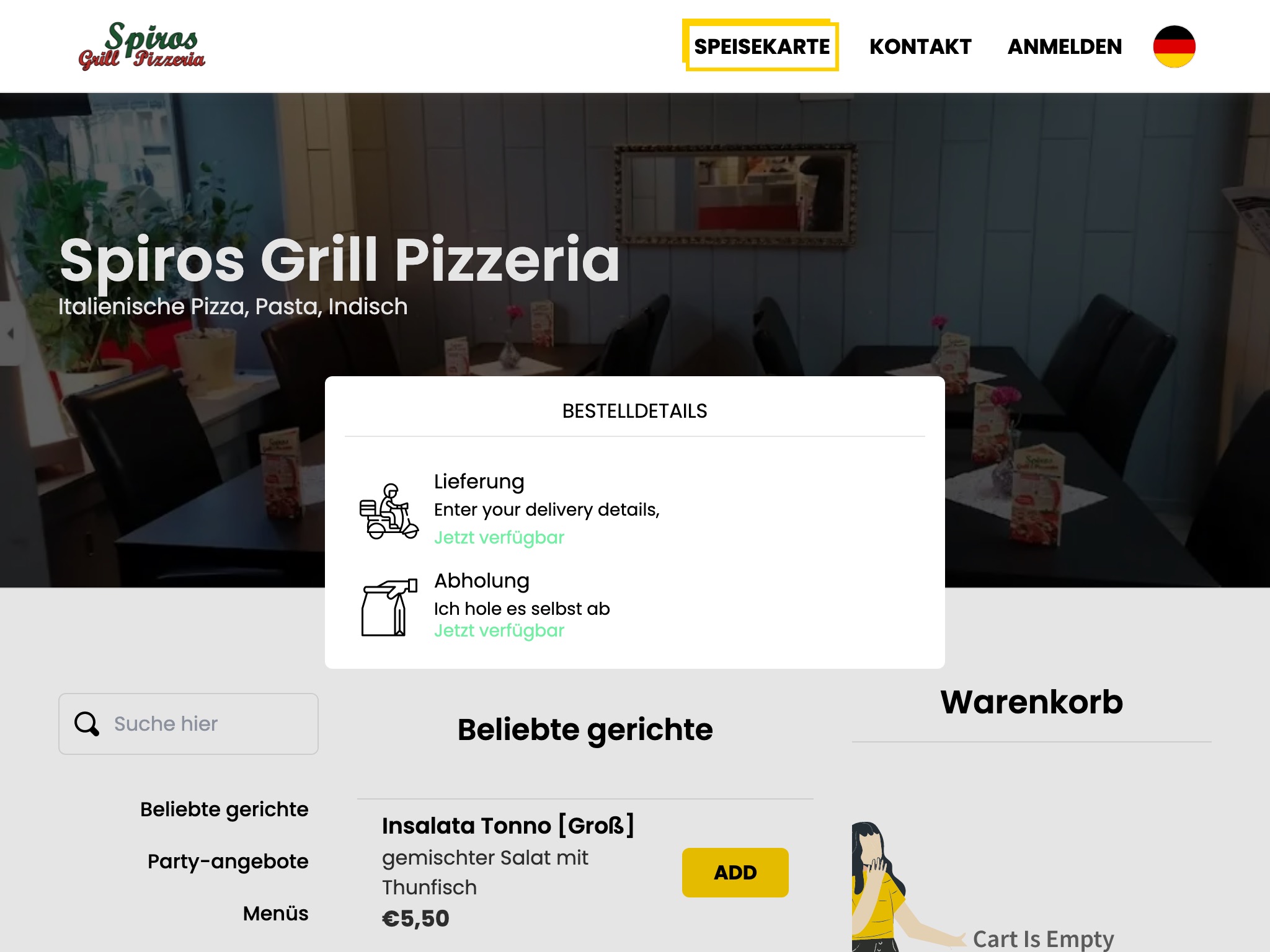 Spiros Grill Pizzeria screenshot 2