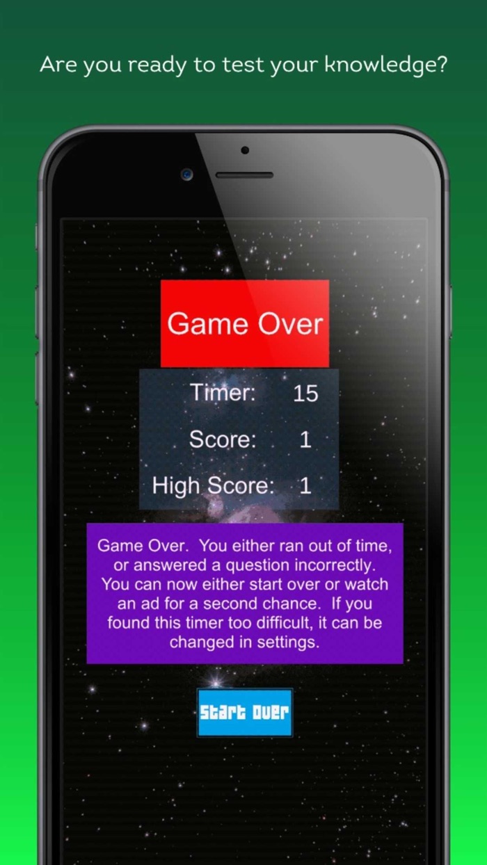 Science Trivia Quiz Game