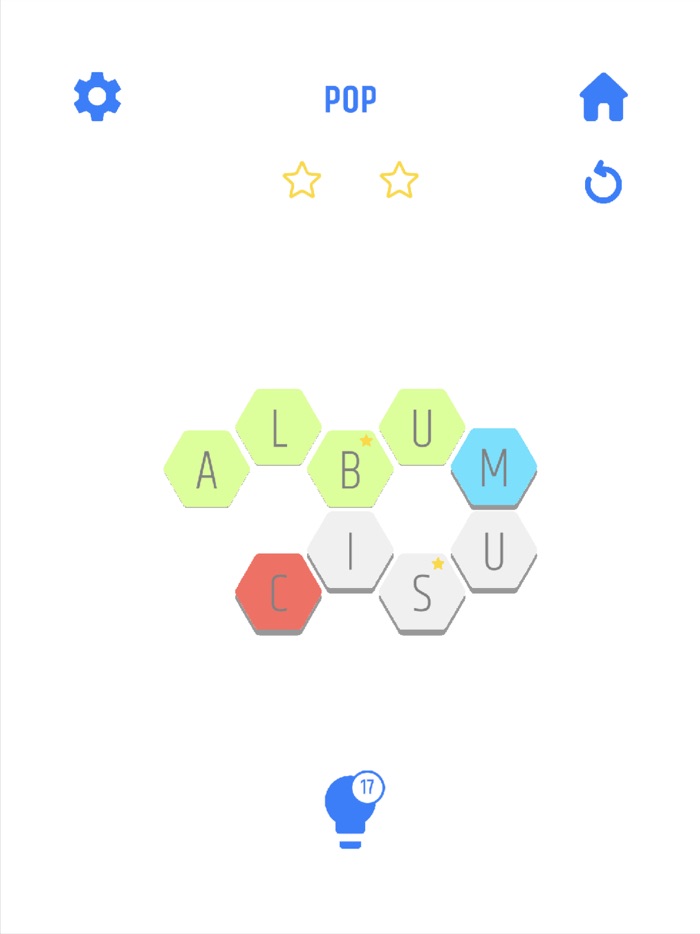 HexaWords Word Puzzle