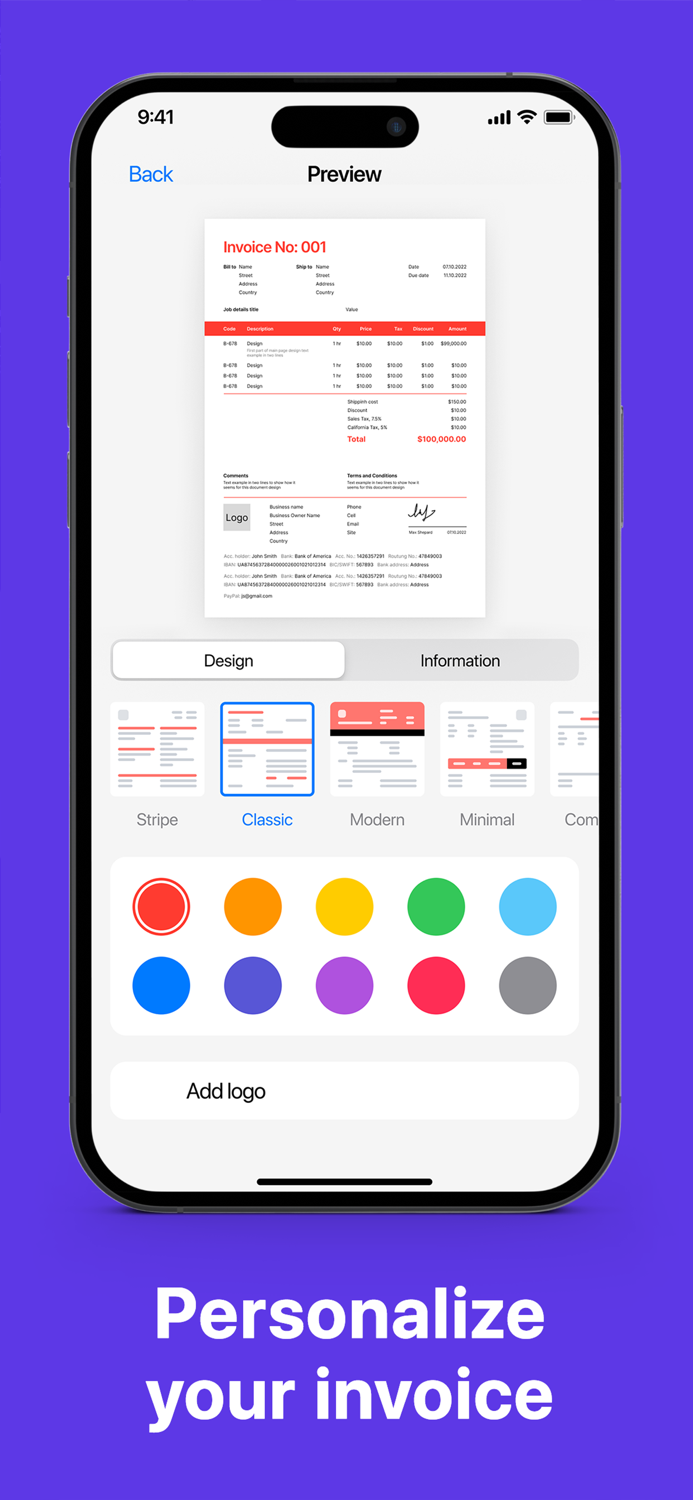 Get Invoice Invoice Maker
