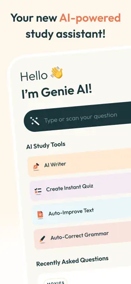 Game screenshot QuizGenie AI: Writer & Chatbot apk