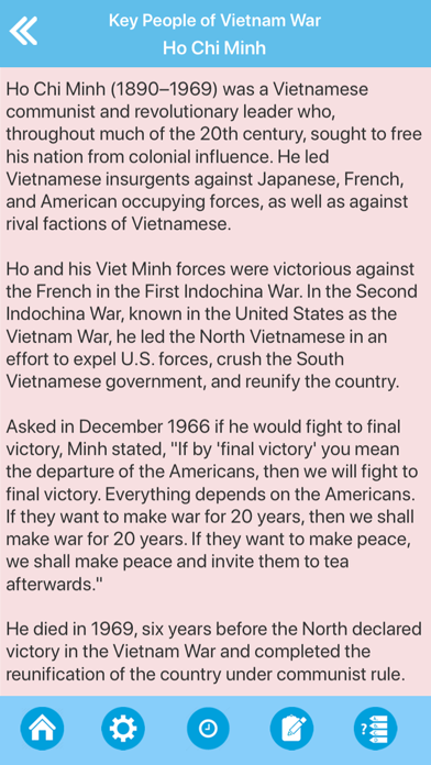 Vietnam War History screenshot 4