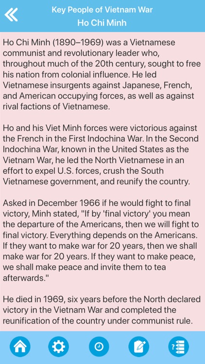 Vietnam War History screenshot-3
