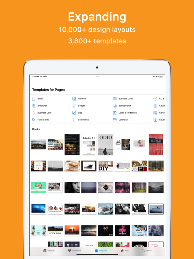 ‎Templates for Pages - DesiGN Screenshot