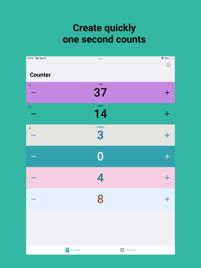 Counter - convenient faster