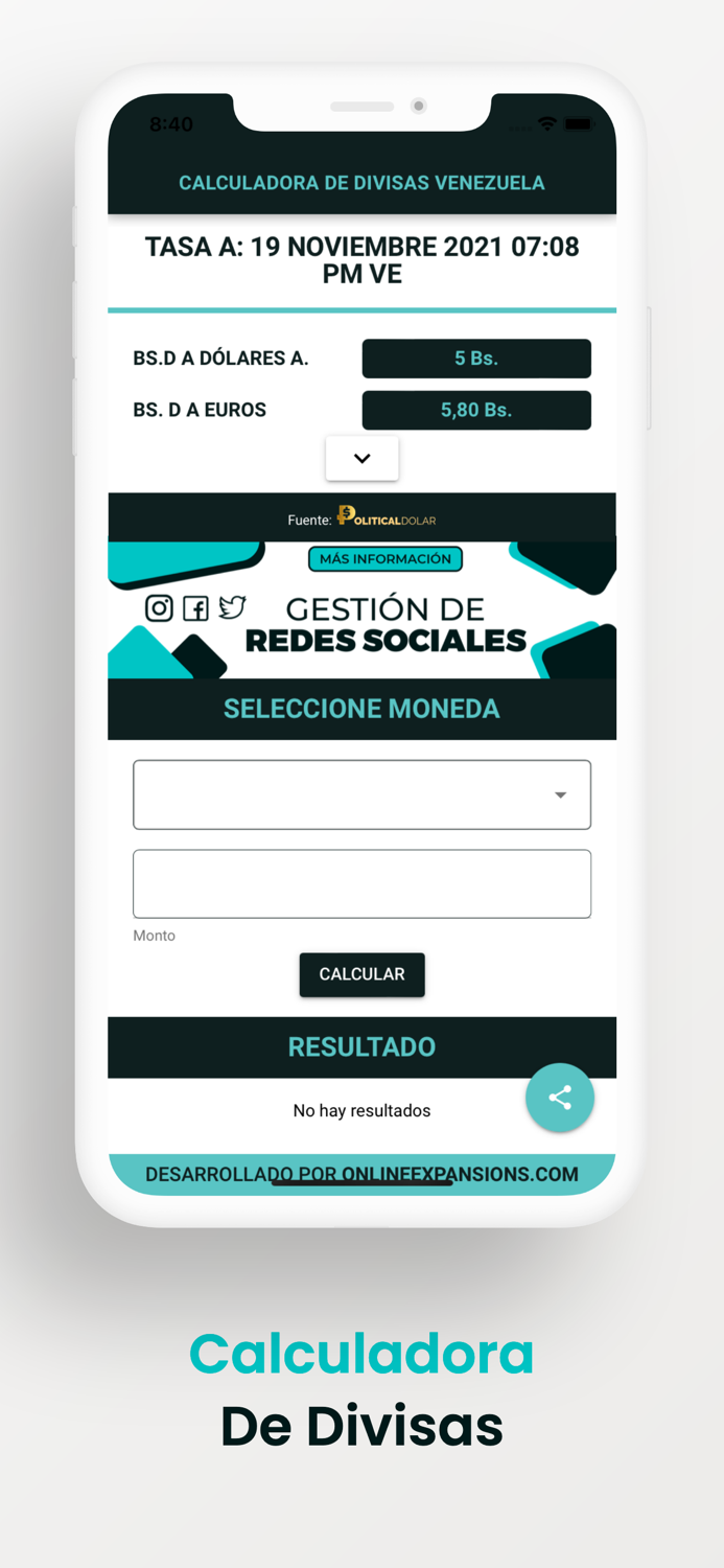 Calculadora Divisas Venezuela