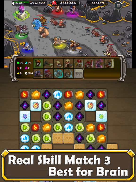 Hero Defense - Math 3 RPG screenshot 2