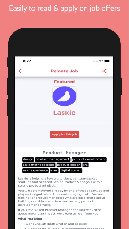 Remote-Work.app - remote jobs screenshot-4