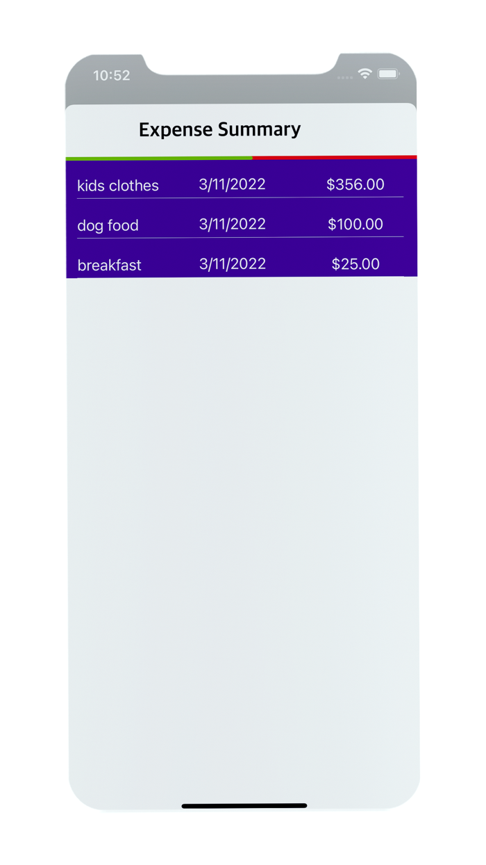 DailyExpense Lite App
