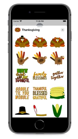 Game screenshot Thanksgiving Fun Stickers apk
