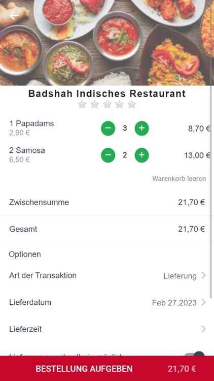 Badshah Restaurant Muenchen screenshot-5