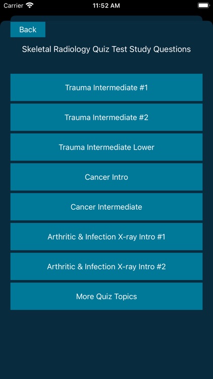 Skeletal Radiology Quiz screenshot-3