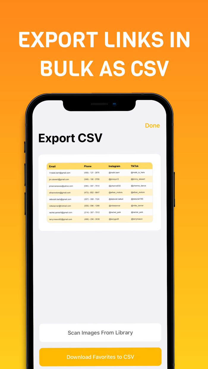 LiveLink - Screenshot Scanner