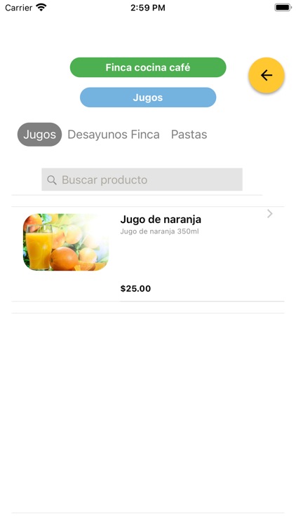 Cocina Finca café screenshot-4