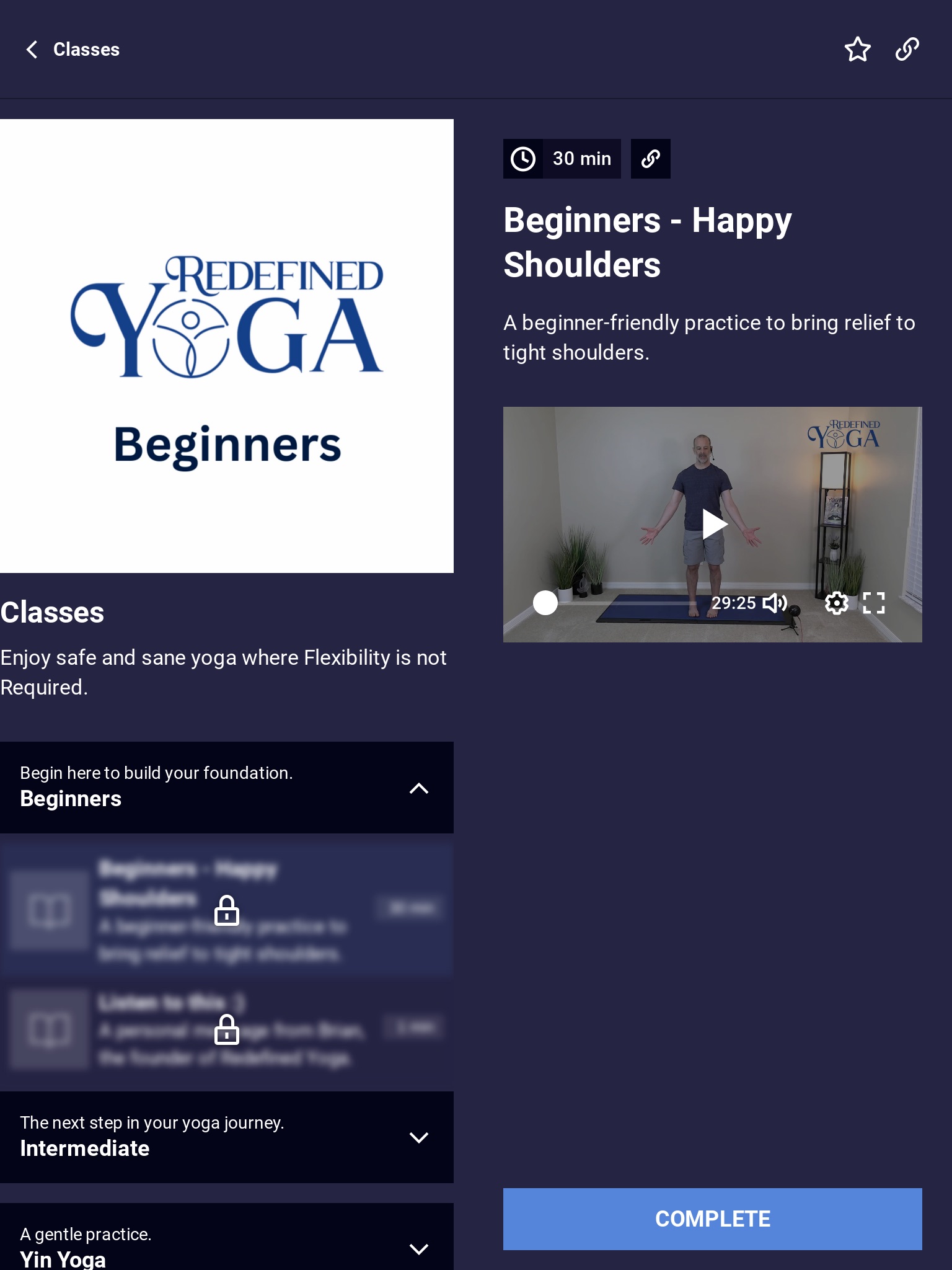 Redefined Yoga screenshot 2