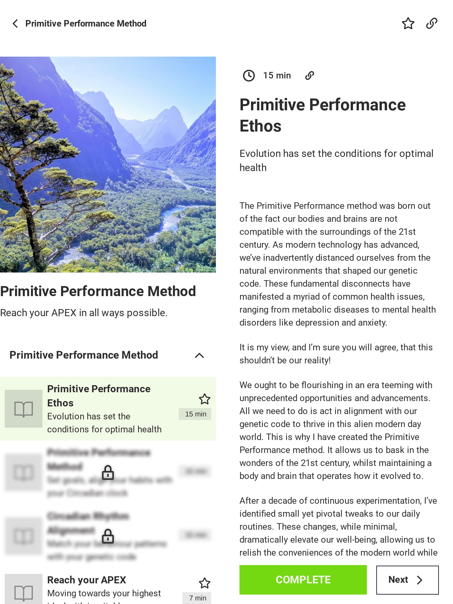 Primitive Performance screenshot 2