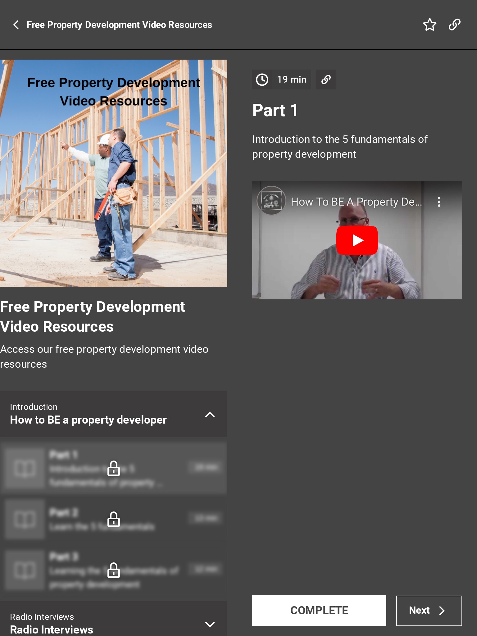 Property Development Institute screenshot 2