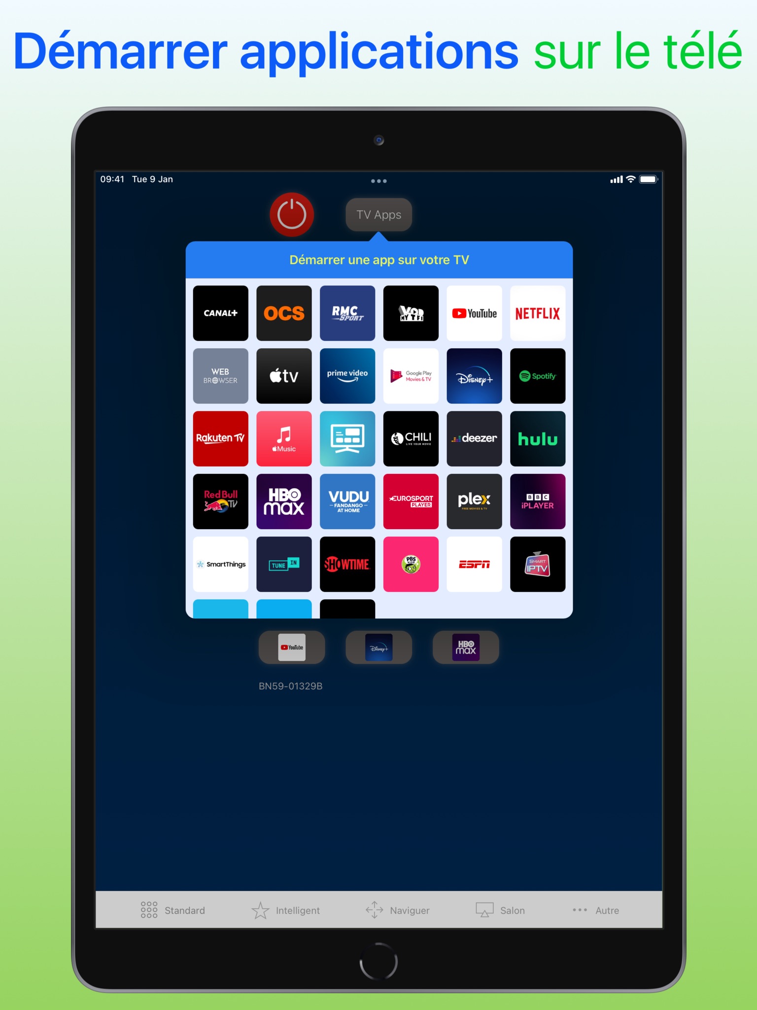 Samsung Smart TV remote myTifi screenshot 2
