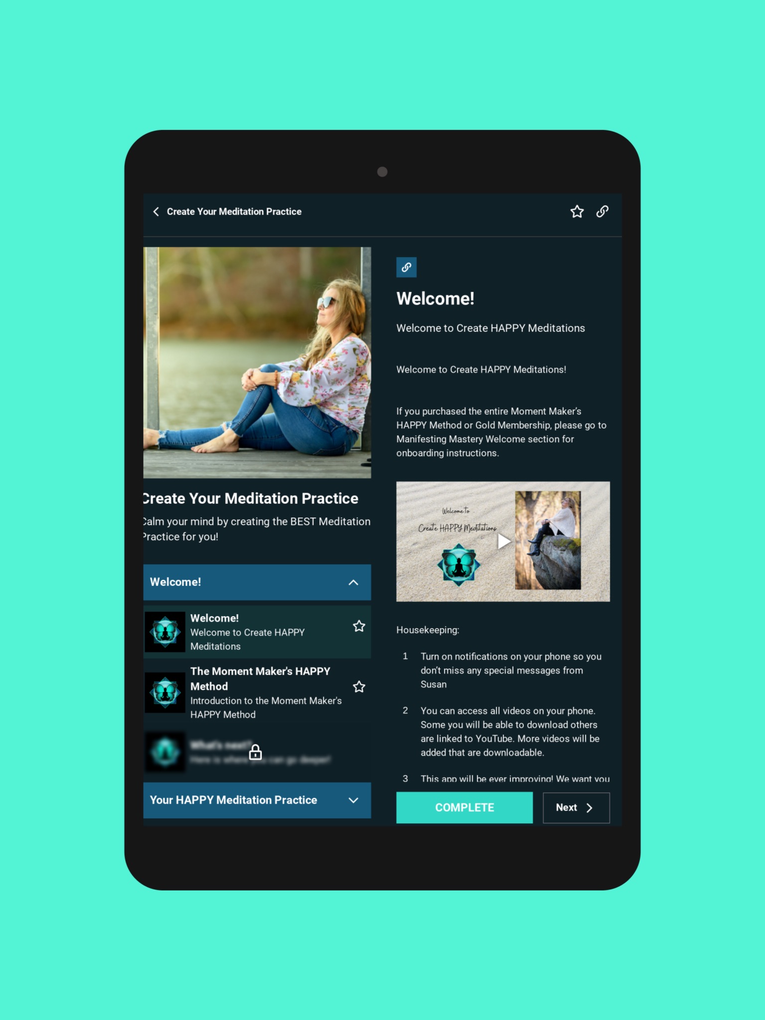 Create HAPPY Meditations screenshot 2