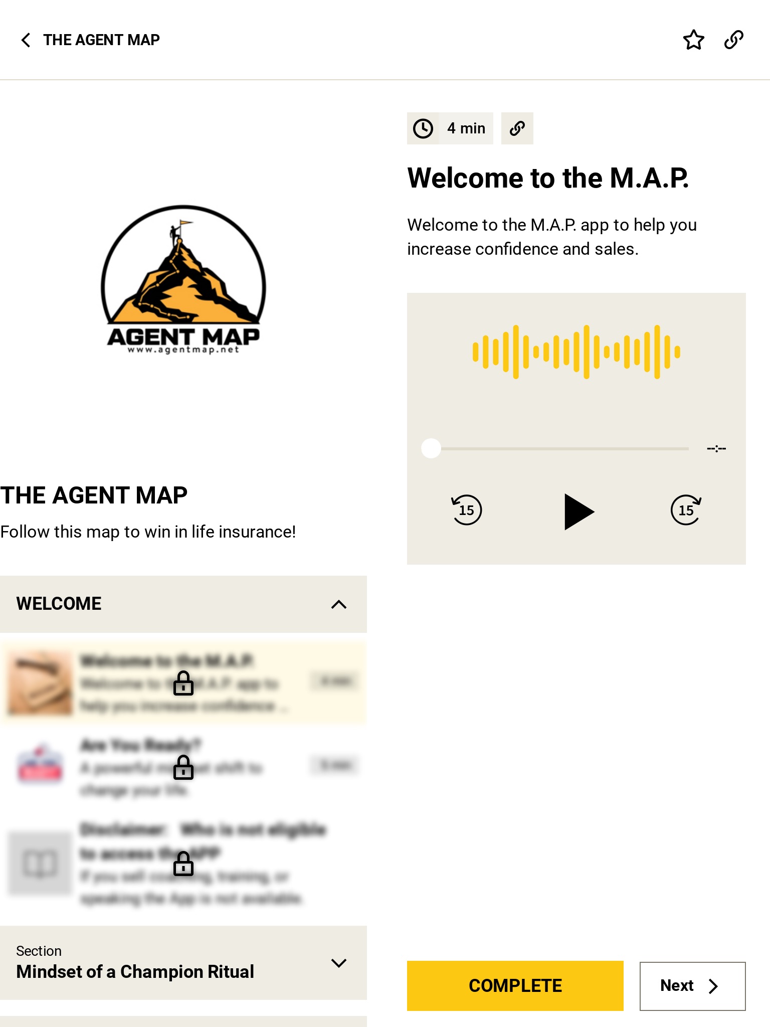 AGENT MAP screenshot 2